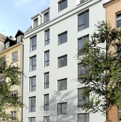 Planned apartment building at Heinrich-Budde-Straße 44.