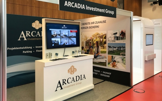 ARCADIA Investment Group presents itself again at the house and real estate trade fair of the Sparkasse Leipzig